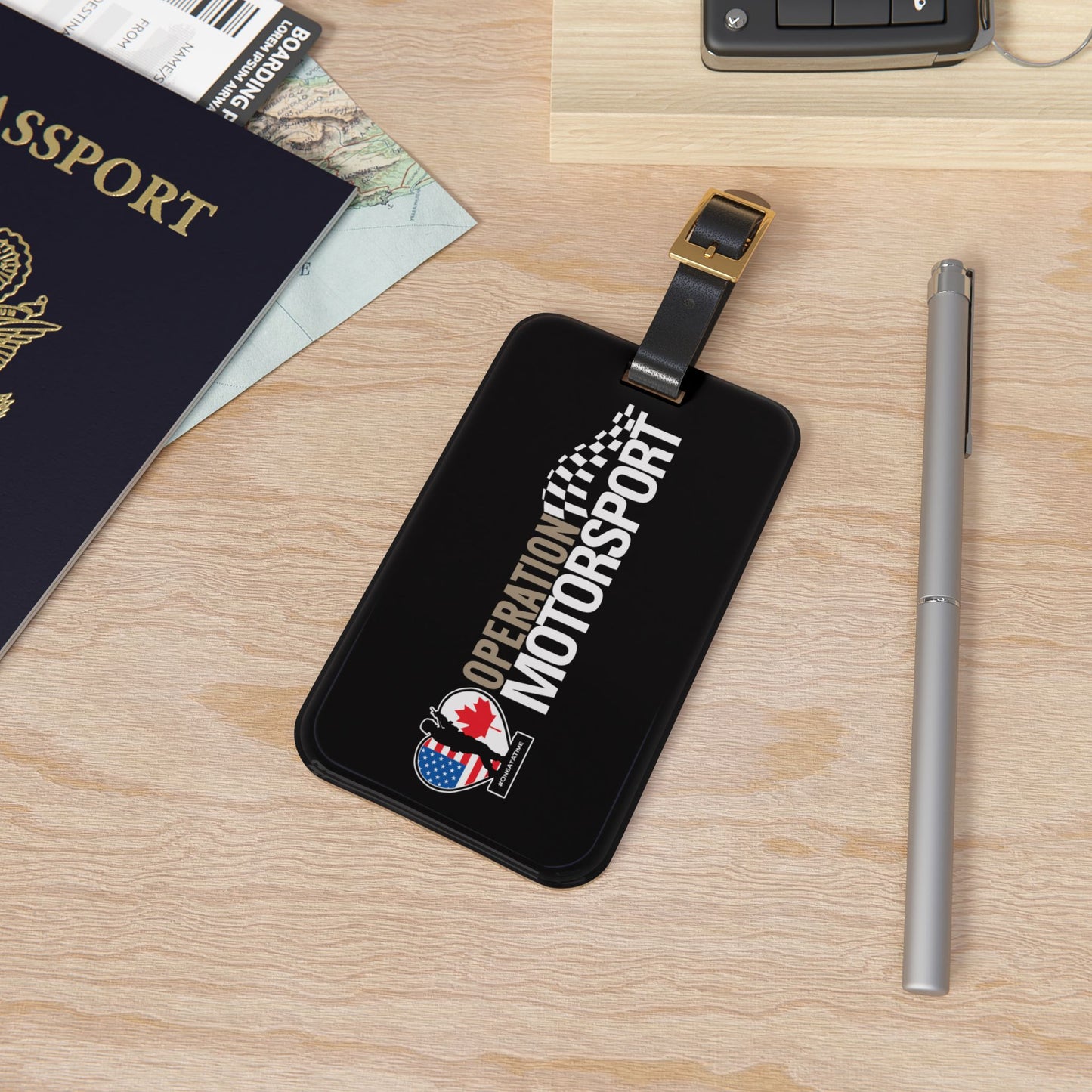 Operation Motorsport Luggage Tag (Black)