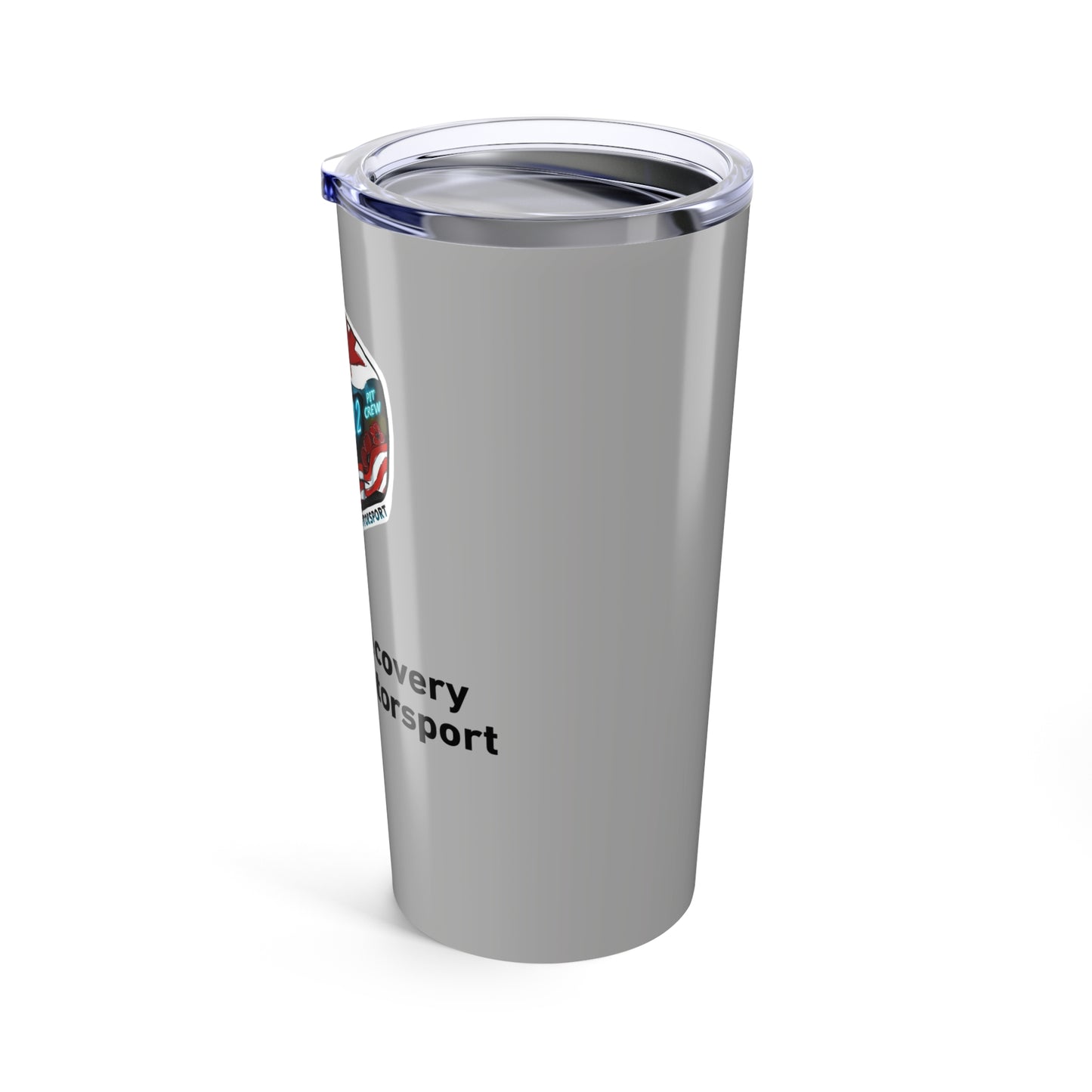 Operation Motorsport 20oz Tumbler – Helmet Edition (Light Grey)