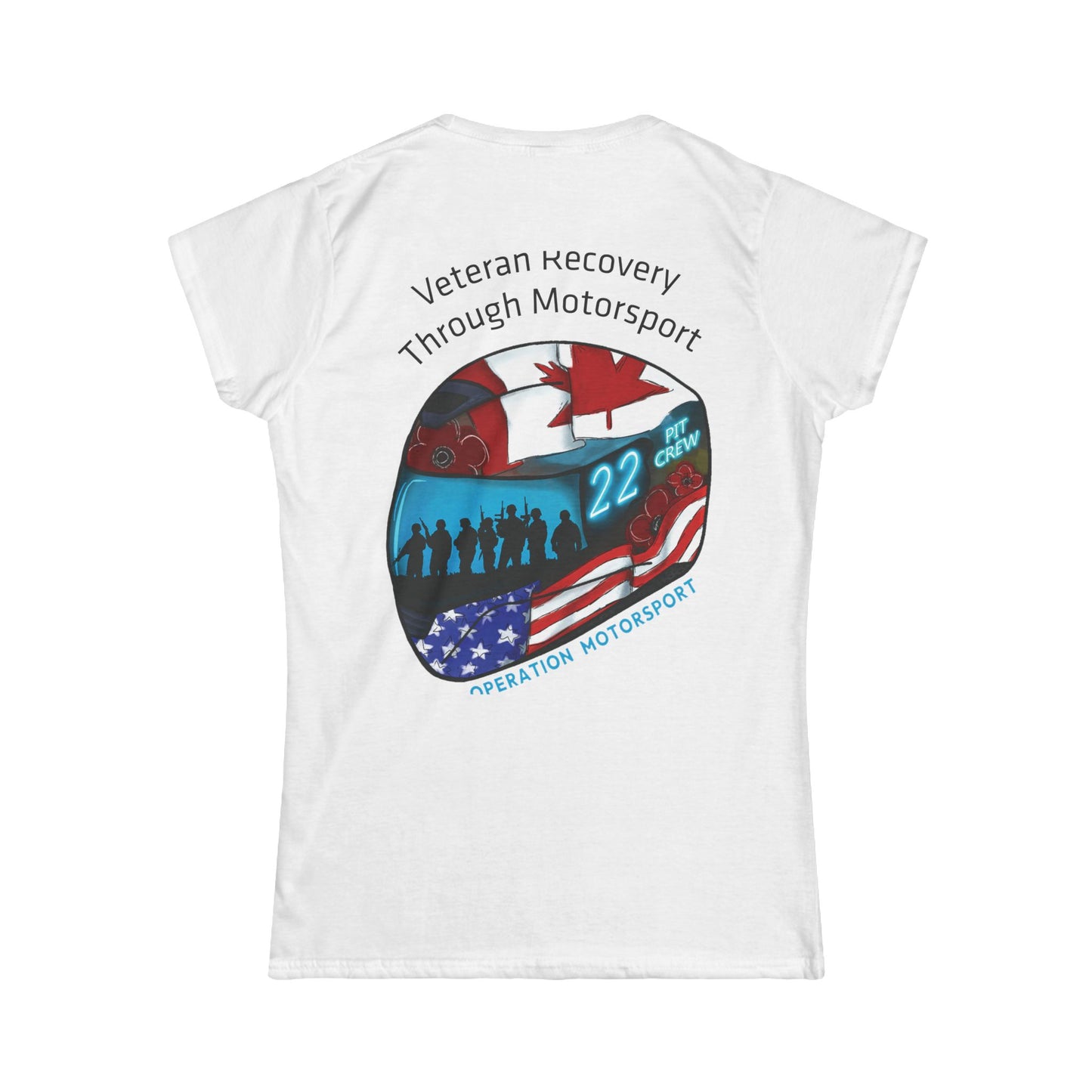 Operation Motorsport Women’s Tee – “Veteran Recovery Through Motorsport”