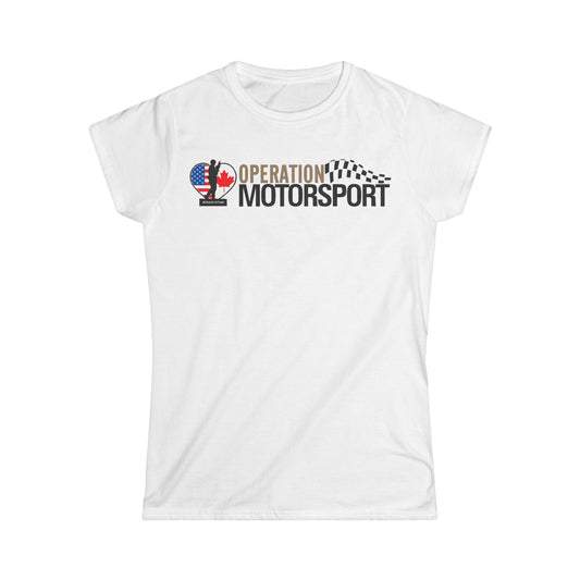 Operation Motorsport Women’s Tee – “Veteran Recovery Through Motorsport”