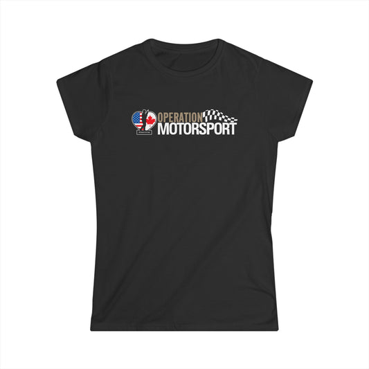Operation Motorsport Women’s Tee - Race of Remembrance Dual Car Edition