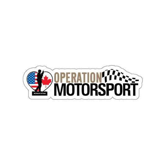 Operation Motorsport Logo Die-Cut Sticker