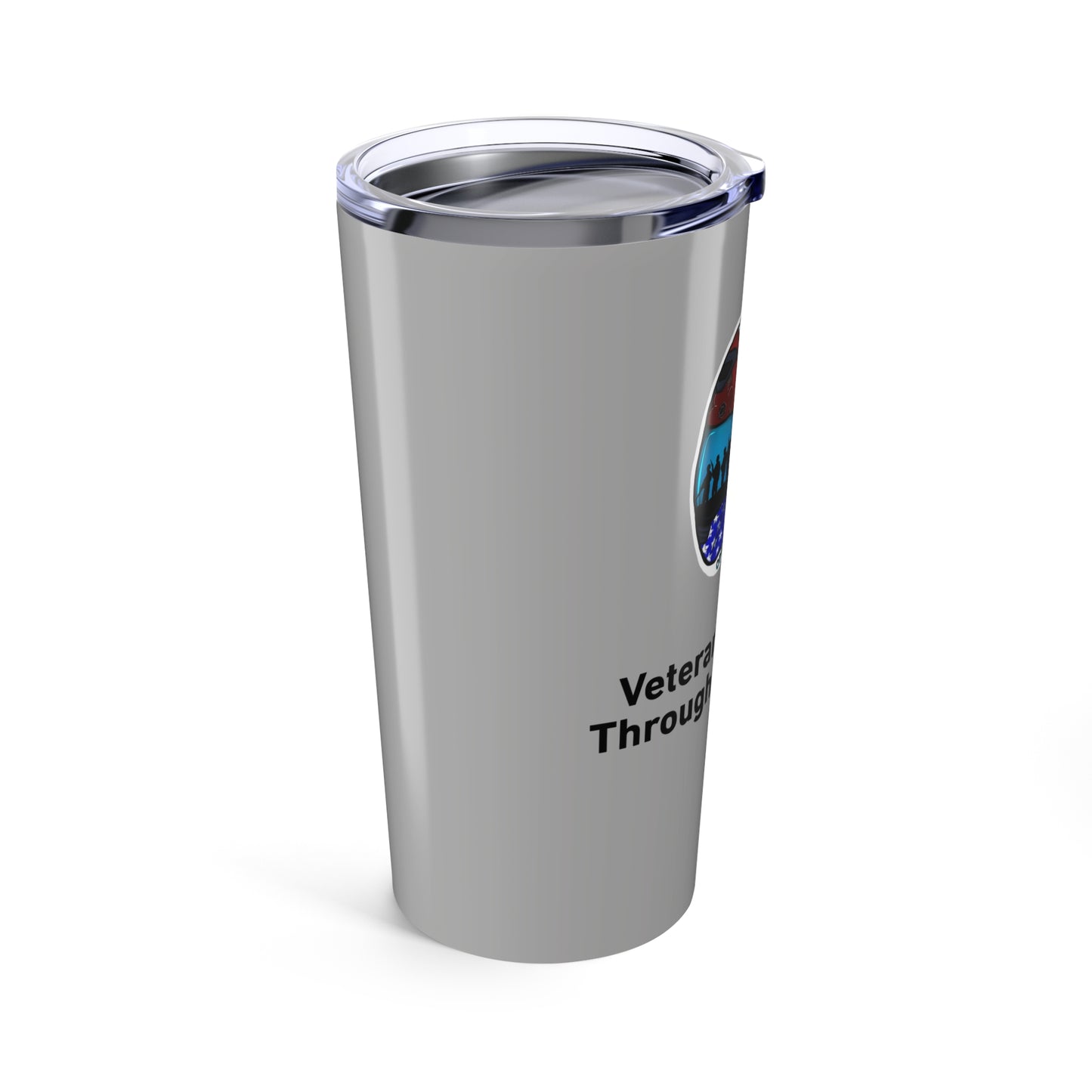 Operation Motorsport 20oz Tumbler – Helmet Edition (Light Grey)