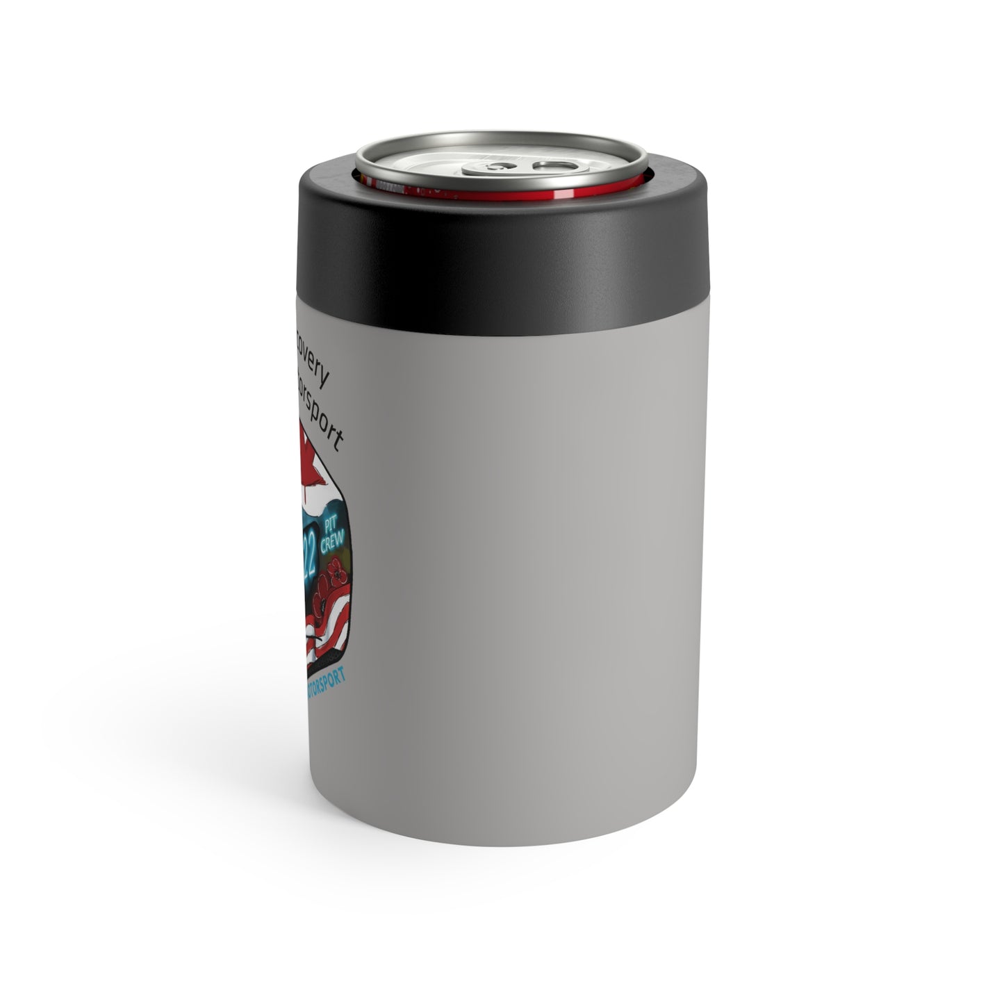 Operation Motorsport 12oz Can Cooler (Lt Grey)